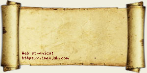 Isidora Smiljković vizit kartica